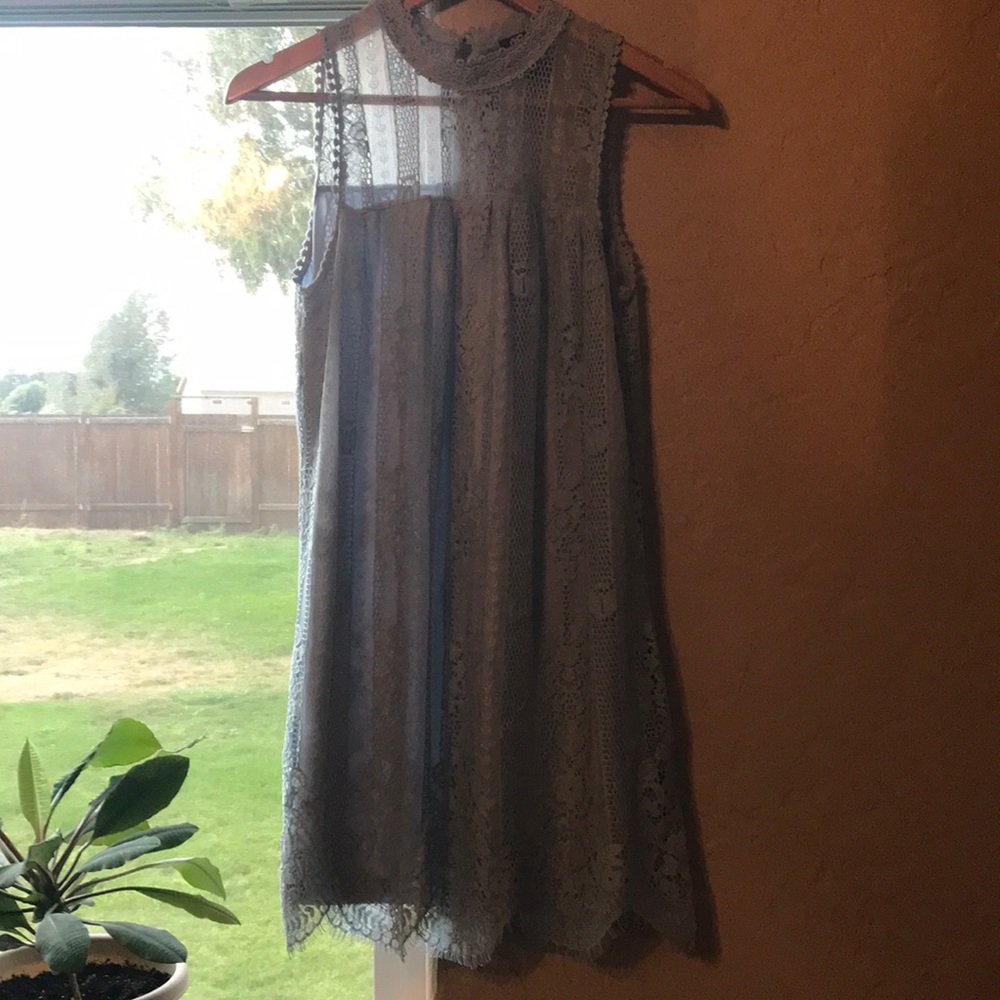 Blue Lace Dress